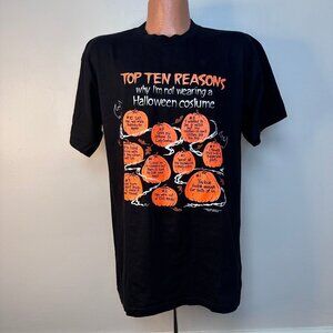 Vintage 1990s Halloween Glow in the Dark T-Shirt, Brieland Graphics Size Large